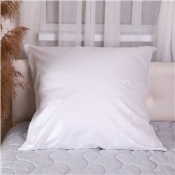 Наволочка-наперник «Атра. Римский», 70×70 см, белая, тик