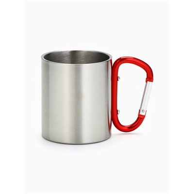 Кружка туристическая с карабином «На рыбалке лучше», 180 мл