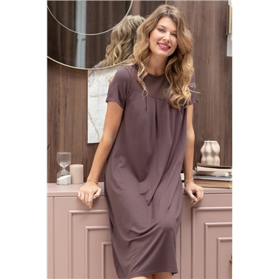 Сорочка ночная жен Mia Cara AW22WJ357C Rosa Del Te сливовый