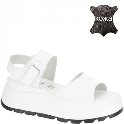 MX084-022 бел Босоножки женские (36-41)/10