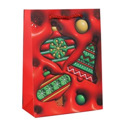 Пакет подарочный 18х24х8,5 / 10211-S /уп 12/720/ микс Новый год
