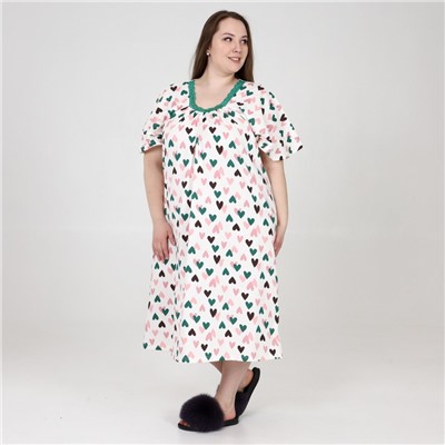 Швейное изделие "Фламинго" сердечки