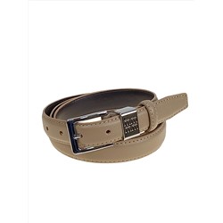 Ремень женский из искусственной кожи, цвет бежевый