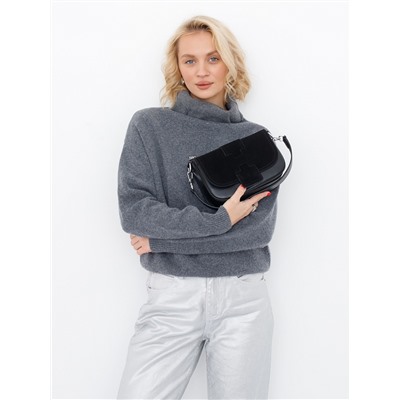 Сумка 1114CF black  Polina&Eiterou