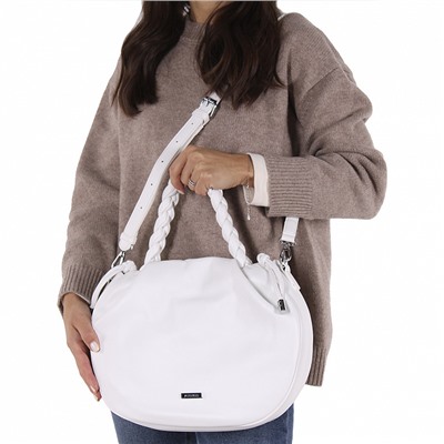 Сумка 593392 white Velina Fabbiana-Safenta