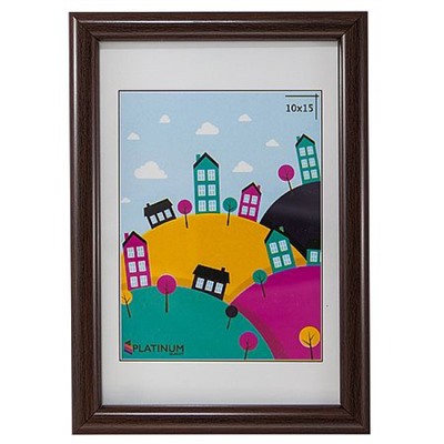 Фоторамка 10х15 пл. Радуга бобер/венге Планета рамок