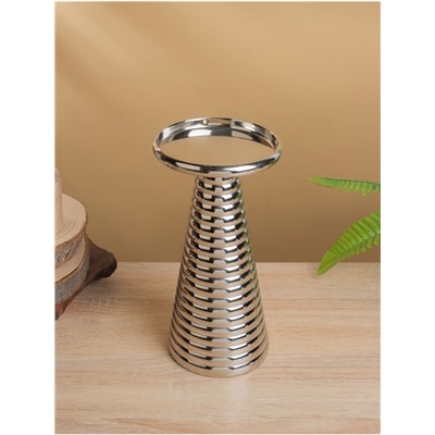 Подсвечник «Флэйм», 12×12×22.5 см, алюминий