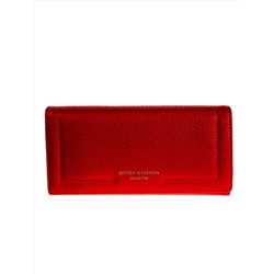 Женское портмоне из искусственной кожи, цвет красный