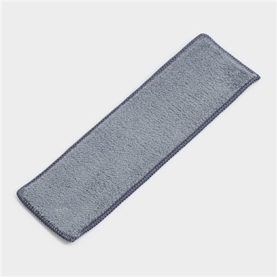 Окномойка с насадкой из микрофибры, фиксатор, стальная телескопическая ручка, 28.5×8.5×85(135) см