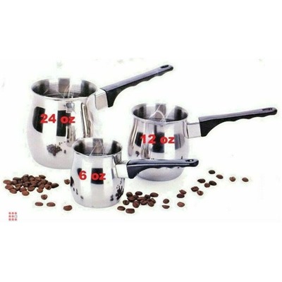 Набор турок для варки кофе 3 шт. нерж. сталь, Milk pot