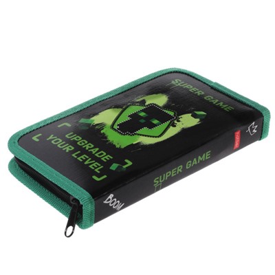 Пенал 2-х ств. 190х115 мм "Пиксель" с табл.умножения (088942) 43039 Хатбер