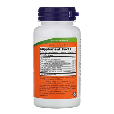 Now Foods, Kidney Cleanse, 90 растительных капсул