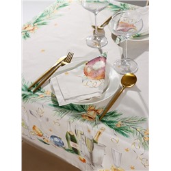Набор новогодний «Этель» Spruce mood: скатерть 150×110 см ±3 см с ВГМО, салфетки 40×40 см, 4 шт.