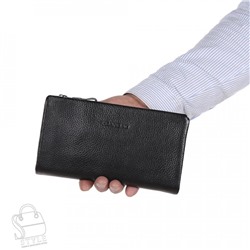 Клатч мужской кожаный 3523H black Heanbag