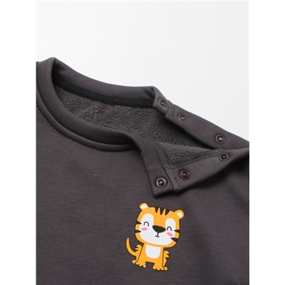 Свитшот детский MINAKU, рост 86-92 см, графит