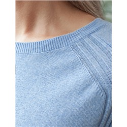 Джемпер тонкой вязки из хлопка с кашемиром