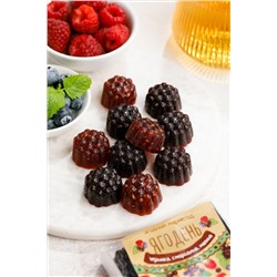 Мармелад Ягодень Ассорти / черника, смородина, малина / подложка / 165 г / ТМ Сибирский кедр