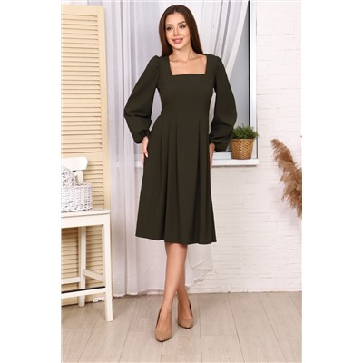 Платье П178н хаки