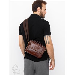 Сумка мужская кожаная 9129TR d.brown Tough Ruder