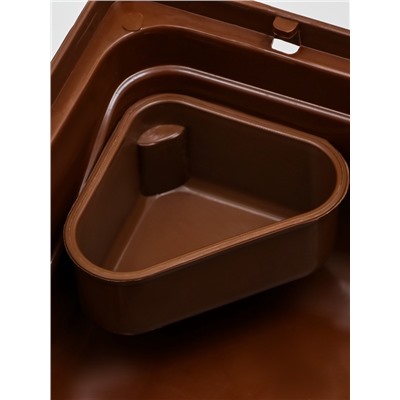 Клетка для грызунов «Пижон», 31×24×40 см двухэтажная. с наполнением, коричневая