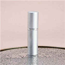 Флакон для парфюма, с распылителем, 10 мл, серебристый