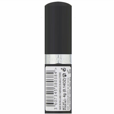 Rimmel London, Lasting Finish, стойкая губная помада, оттенок 002 «Конфетка», 4 г