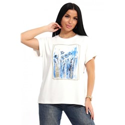 Футболка ДФУ-1046 (Васильковый)