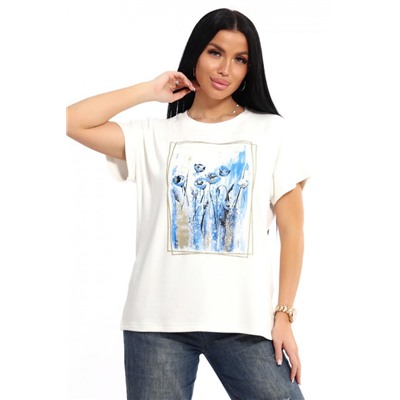 Футболка ДФУ-1046 (Васильковый)