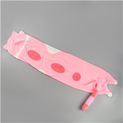 Мягкая игрушка без наполнителя «Котик», 130 см, цвет розовый