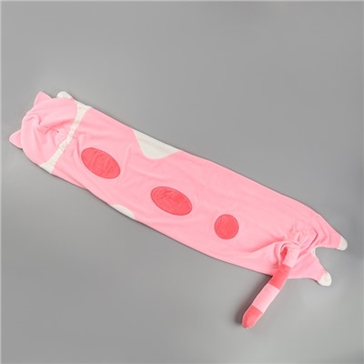 Мягкая игрушка без наполнителя «Котик», 130 см, цвет розовый