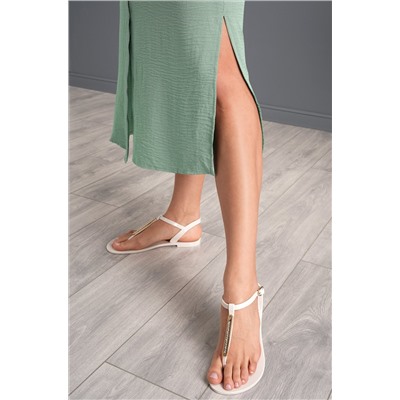 Женское платье-рубашка из ткани-жатка Happyfox