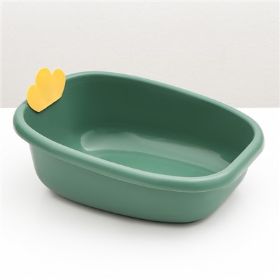 Туалет без борта 41×33.5×15.5 см, зелёный