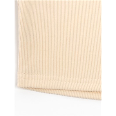 Топ с сеткой женский MINAKU: Casual Collection, ваниль, размер 40