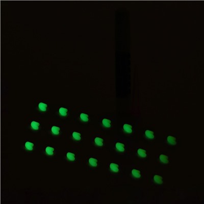 Когти накладные «Антицарапки» (20 шт.), размер S, светящиеся