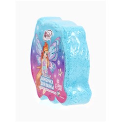 Бомбочка для ванны формовая детская, голубая, 150 г, Винкс