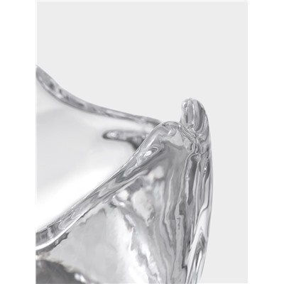 Икорница «Лебедь» 12×7×8 см, стекло, прозрачная