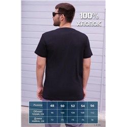 Футболка мужская GL828 (Черный)