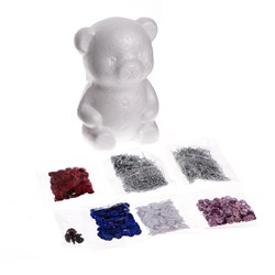 Аппликация пайетками «Панда»