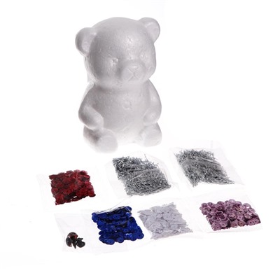 Аппликация пайетками «Панда»