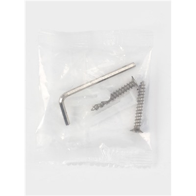 Ёрш для унитаза настенный с крышкой Accoona, 11.5×13.5×37.5 см, стекло, хром