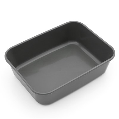 Туалет «Сима Люкс» с сеткой и бортом 30×39×19 см, серый