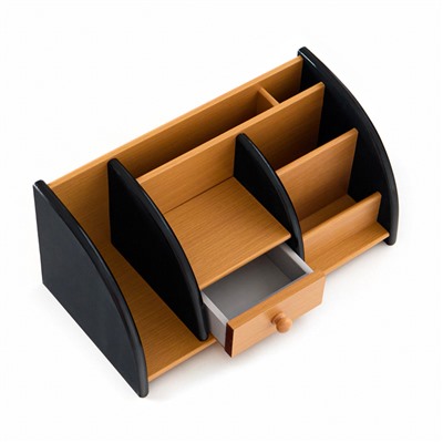Органайзер 7 секций, 1 выдвижной ящик, 29×12×15 см