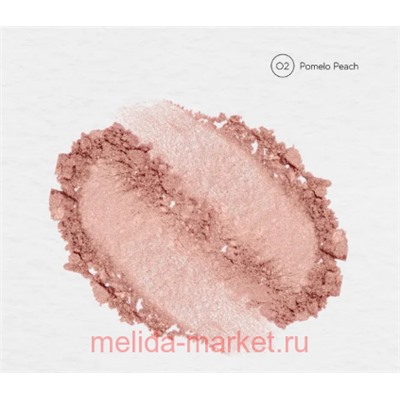 Monic Beauty Румяна компактные Skin Adapt тон 02 Pomelo Peach