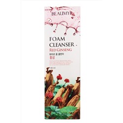 BEAUMYR Пенка для умывания с экстрактом красного женьшеня / Red Ginseng Foam Cleansing, 180 мл KRISTALLER, 1118762