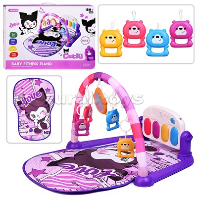 Коврик развивающий "Любимые зверята" в коробке