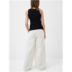 Брюки текстильные джинсовые для женщин