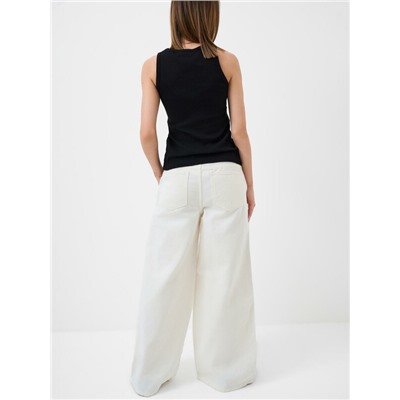 Брюки текстильные джинсовые для женщин