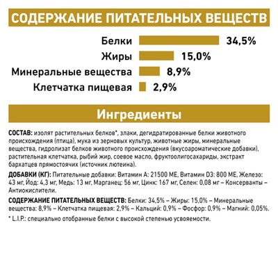 Сухой корм RC Urinary S/O для кошек, 3.5 кг