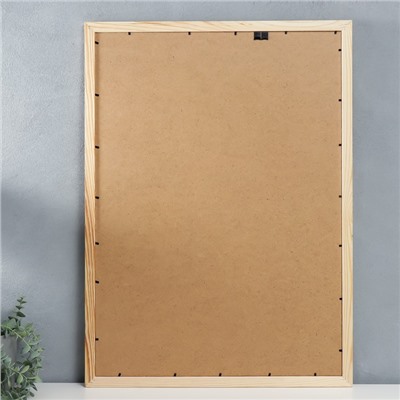 Фоторамка для фото 50×70 см Linda, дерево, неокрашенная, (пластиковый экран)