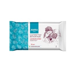 Салфетки влажные ОСВЕЖАЮЩИЕ для всей семьи 72 шт